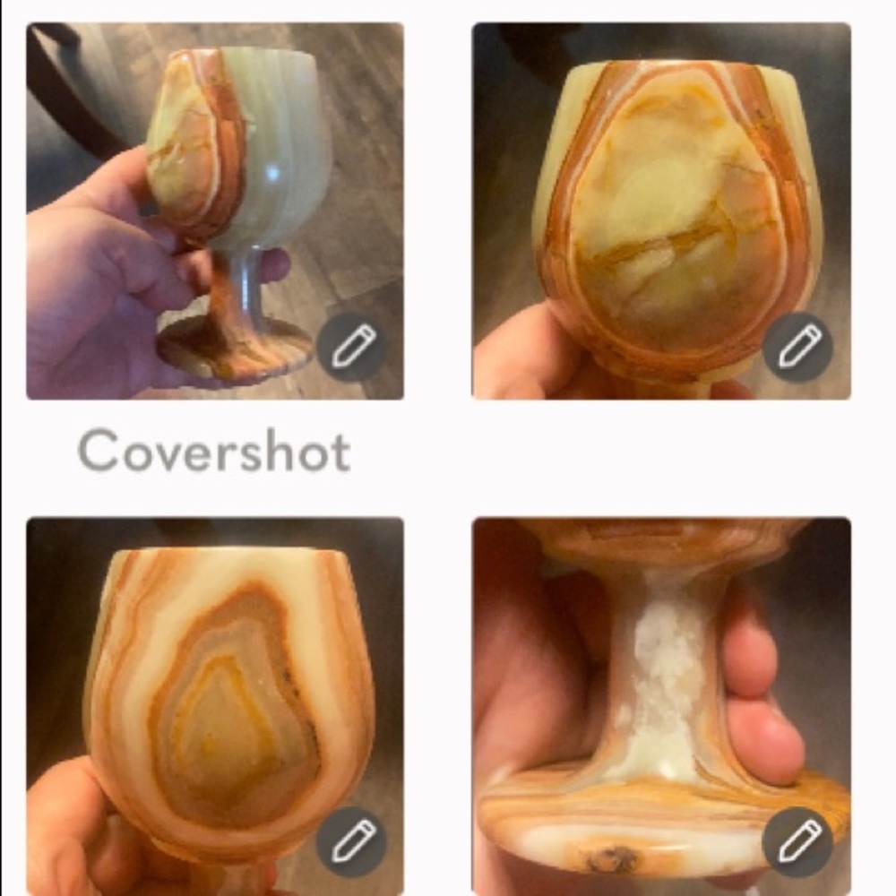 Agate? Marble? Onyx? Goblets 💛